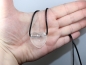 Preview: rock crystal with cord or silver 925