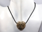 Preview: leopard rhyolite with cord or silver 925