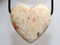 Preview: sunstone with cord or silver 925