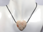 Preview: sunstone with cord or silver 925