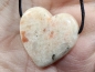 Preview: sunstone with cord or silver 925