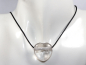 Preview: rock crystal with cord or silver 925