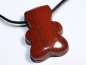 Preview: red jasper with cord or silver 925