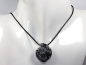 Preview: snowflake obsidian with cord or silver 925