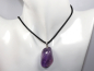 Preview: amethyst with cord or silver 925