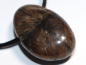 Preview: cross stone with cord or silver 925