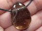 Preview: smoky quartz with cord or silver 925