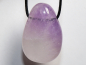 Preview: amethyst with cord or silver 925