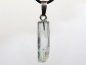 Preview: aquamarine with cord or silver 925