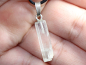 Preview: aquamarine with cord or silver 925