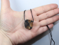 Preview: cross stone with cord or silver 925