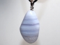 Preview: chalcedony with cord or silver 925