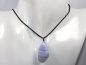 Preview: chalcedony with cord or silver 925