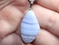 Preview: chalcedony with cord or silver 925