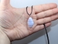 Preview: chalcedony with cord or silver 925