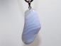 Preview: chalcedony with cord or silver 925