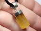 Preview: fluorite with cord or silver 925