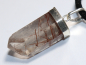 Preview: rutilated quartz with cord or silver 925