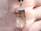 Preview: rutilated quartz with cord or silver 925