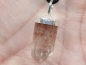 Preview: rutilated quartz with cord or silver 925
