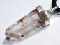 Preview: rutilated quartz with cord or silver 925