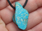Preview: turquoise with cord or silver 925