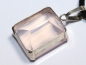 Preview: Rosenquarz mit Band oder Silber 925