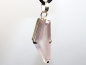 Preview: rose quartz with cord or silver 925