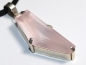 Preview: rose quartz with cord or silver 925
