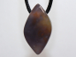 Preview: eye agate (sardonyx) with cord or silver 925