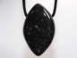 Preview: eye agate (sardonyx) with cord or silver 925