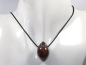 Preview: eye agate (sardonyx) with cord or silver 925