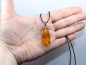Preview: amber with cord or silver 925