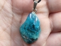Preview: chrysocolla with cord or silver 925