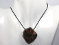 Preview: cross stone with cord or silver 925