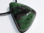 Preview: ruby in zoisite with cord or silver 925