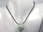 Preview: prehnite with cord or silver 925