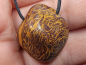 Preview: snake jasper with cord or silver 925