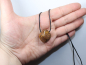 Preview: snake jasper with cord or silver 925