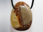 Preview: septaria with cord or silver 925