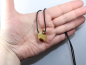 Preview: septaria with cord or silver 925