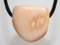 Preview: fire opal with cord or silver 925