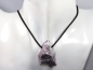 Preview: lepidolite with cord or silver 925
