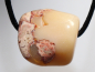 Preview: fire opal with cord or silver 925