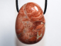 Preview: brecciated jasper with cord or silver 925