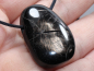 Preview: hypersthene with cord or silver 925