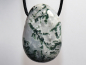 Preview: tree agate with cord or silver 925