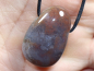 Preview: indian agate with cord or silver 925