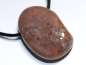 Preview: indian agate with cord or silver 925