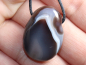 Preview: Botswana agate with cord or silver 925